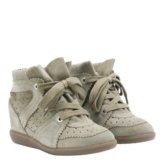 26FW 이자벨마랑 BOBBY 바비 스니커즈 BOBBY 바비 스니커즈 23PBK0011FAA1E20S50TA Grey - ISABEL MARANT
