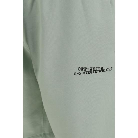 26SS 오프화이트 숏팬츠 OF44MCI013S26F00B3303030BB GREEN - OFF WHITE