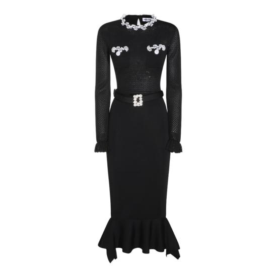 26FW 셀프 포트레이트 원피스 AW26085MCB Black