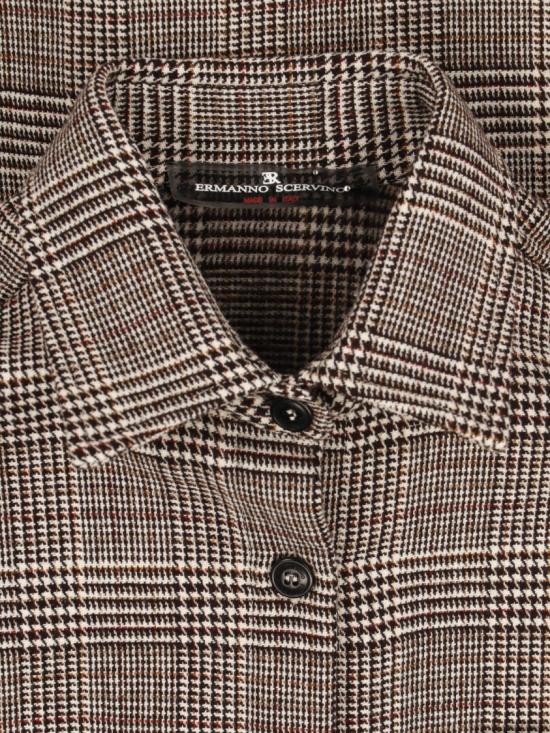 26FW 에르마노 설비노 탑 D492K402ZHYG4900 Brown - ERMANNO SCERVINO