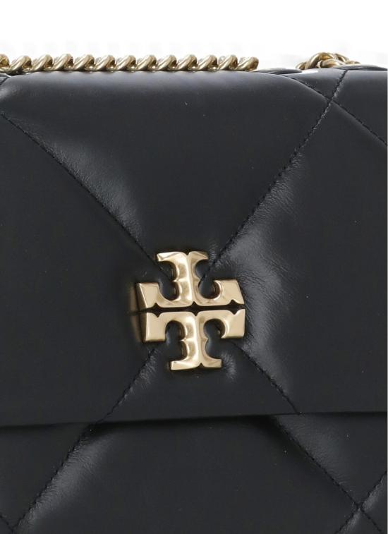 26FW 토리버치 스몰 키라 다이아몬드 퀼트 컨버터블 숄더백 154706001 Black - TORY BURCH