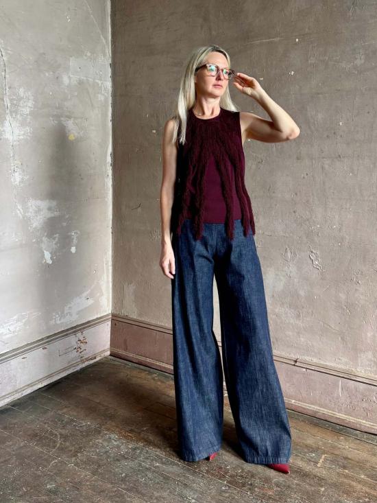  레이첼 코미 데님 팬츠 스위쉬  로우 워싱 - RACHEL COMEY