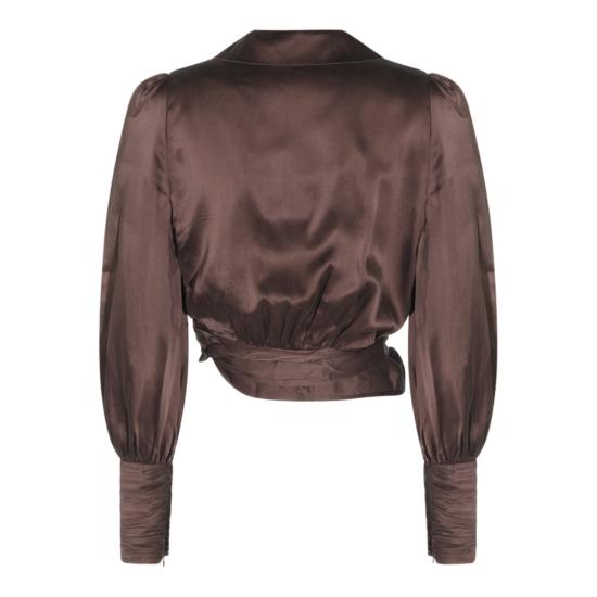 26FW 짐머만 탑 4913TF26RBCH Brown - ZIMMERMANN