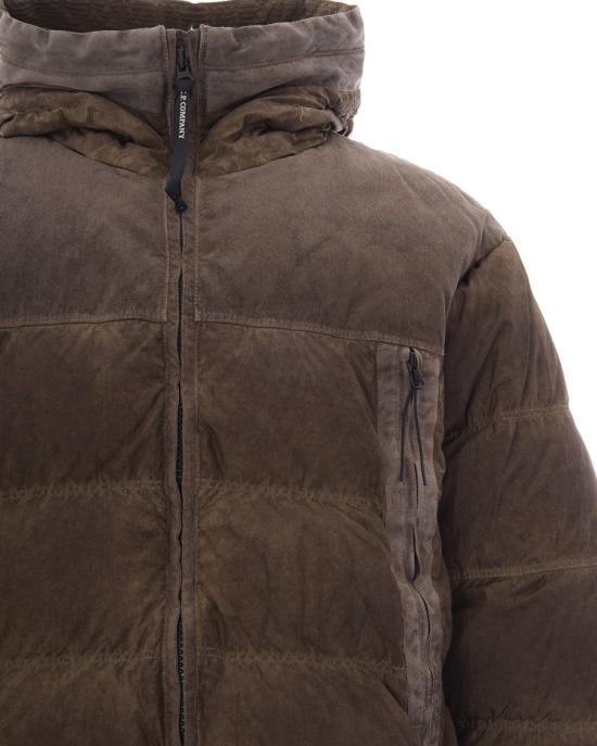 26FW 씨피 컴퍼니 숏패딩 5196399 Brown - C.P. COMPANY