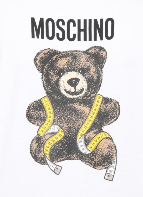 26FW 모스키노 반팔 티셔츠 071052411001 White - MOSCHINO
