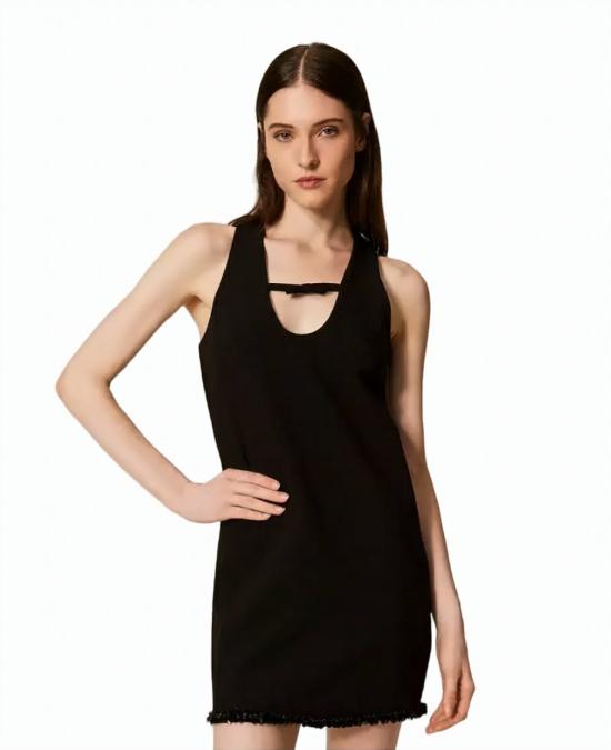 25FW 트윈셋 숏 원피스 252TT2231 Black - TWINSET