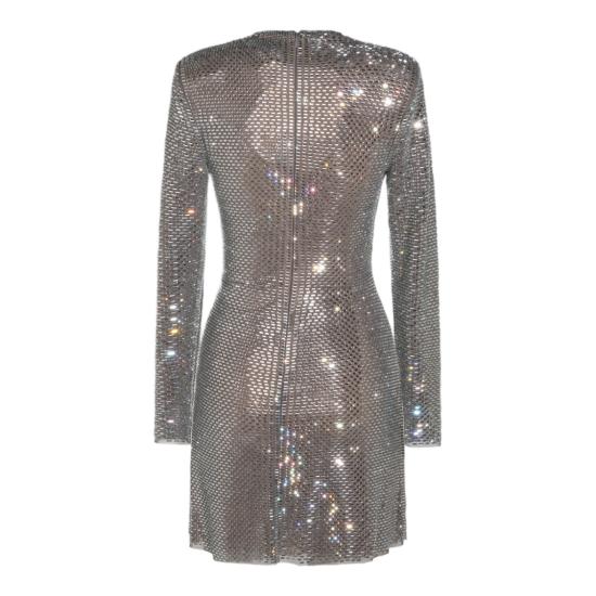 26FW 셀프 포트레이트 원피스 AW26154SGR Silver - SELF PORTRAIT