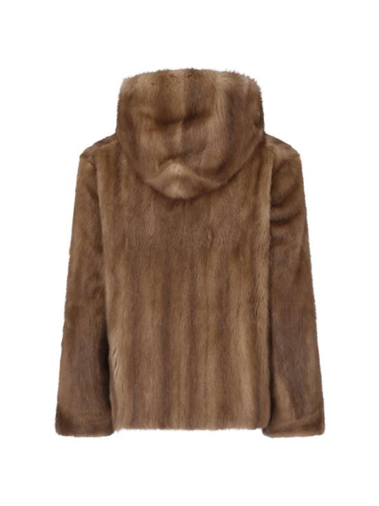 26FW 이아코파 자켓 ROSENE HOODIEMIELE Brown - IACOPA