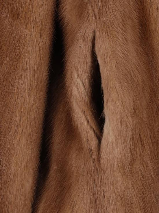 26FW 이아코파 자켓 ROSENE HOODIEMIELE Brown - IACOPA