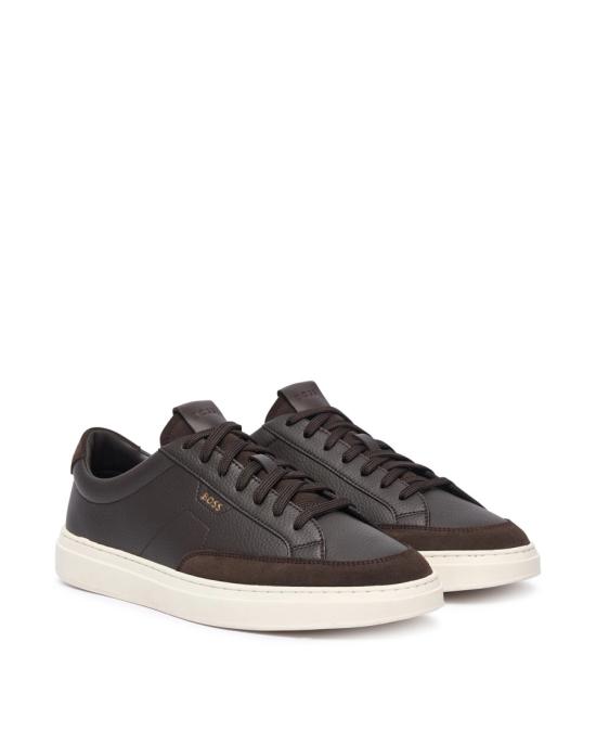 26FW 보스 스니커즈 4628518 Brown - BOSS