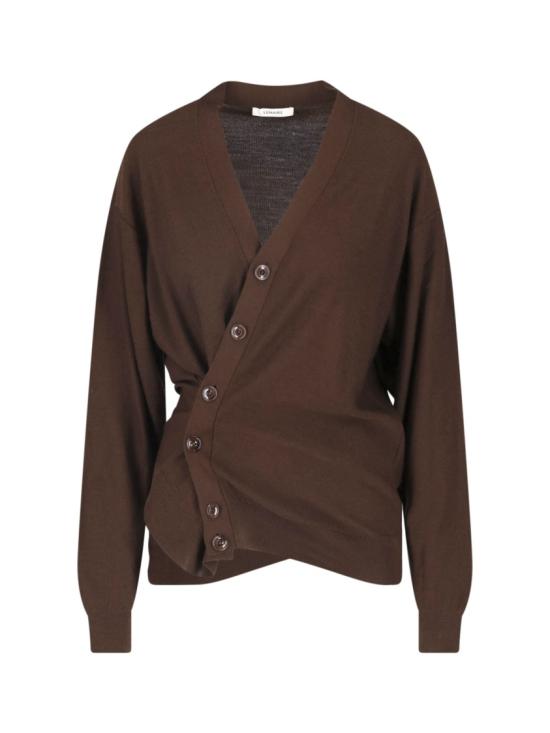 26FW 르메르 릴렉스 트위스트 가디건 PO0052 LK1063RE401 Brown - LEMAIRE