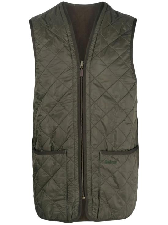 26FW 바버 폴라퀼트 지퍼인 라이너 MLI0002OL91 Grey