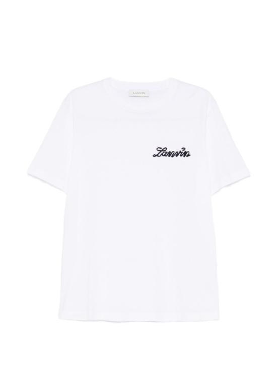 26FW 랑방 반팔 티셔츠 RM TS0012 J316 P26 01 White