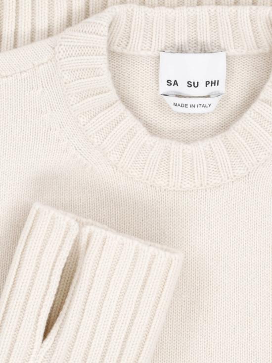 26FW 사 수 파이 니트웨어 W26672 WS0101 White - SA SU PHI