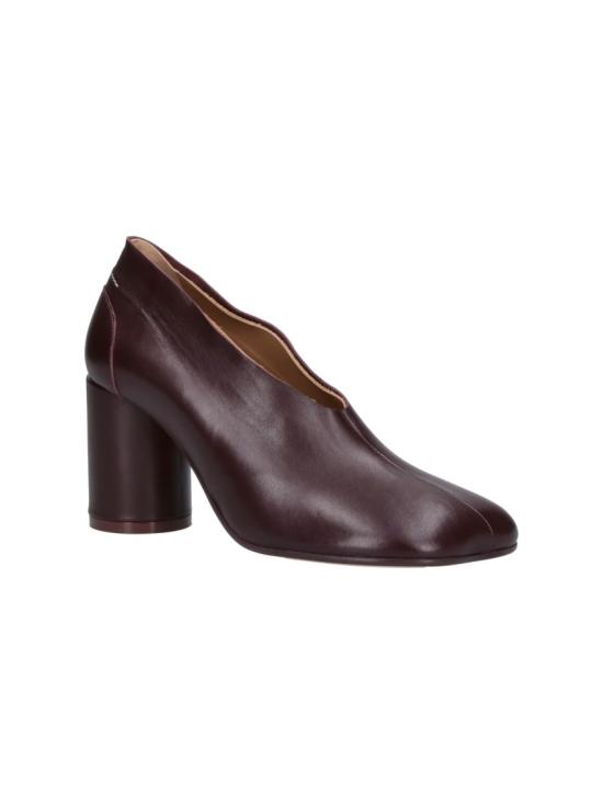 26FW MM6 메종마르지엘라 힐/펌프스 S59WL0107 P7557T4354 Burgundy - MM6 MAISON MARGIELA