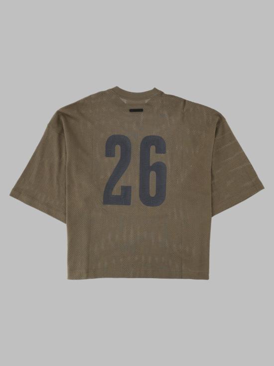 26SS 피어오브갓 반팔 티셔츠 RW00279 MOSS GREEN - FEAR OF GOD