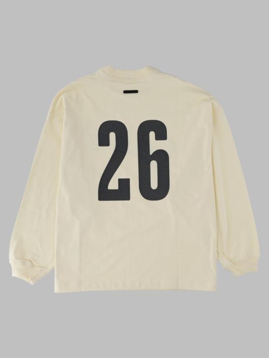 26SS 피어오브갓 긴팔 티셔츠 RW00272 CHALK IVORY - FEAR OF GOD