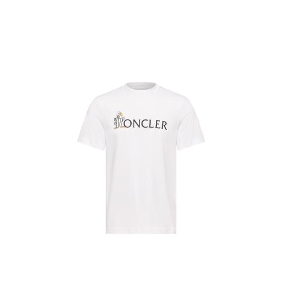 26FW 몽클레어 반팔 티셔츠 L20918C0003389B8U00A White
