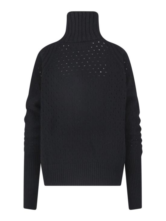 26FW 에르마노 설비노 니트웨어 D495M324JBV95708 Black - ERMANNO SCERVINO