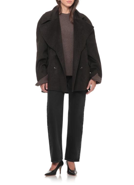 26FW 루루 드 세종 자켓 NEILBROWN MELANGE Black - LOULOU DE SAISON