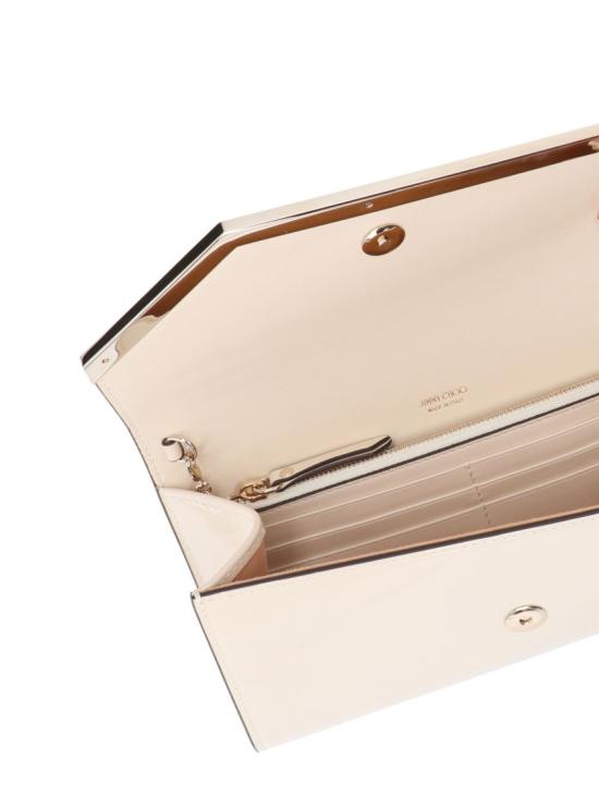 26FW 지미추 숄더백 EMMIE PATLATTE LIGHT GOLD White - JIMMY CHOO