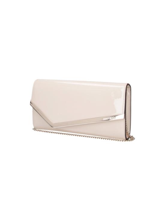 26FW 지미추 숄더백 EMMIE PATLATTE LIGHT GOLD White - JIMMY CHOO