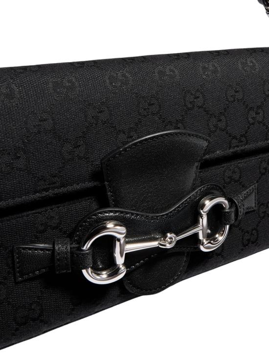 26FW 구찌 홀스빗 리스트레토 미디엄 숄더백 A006KQ FAGIF Black - GUCCI