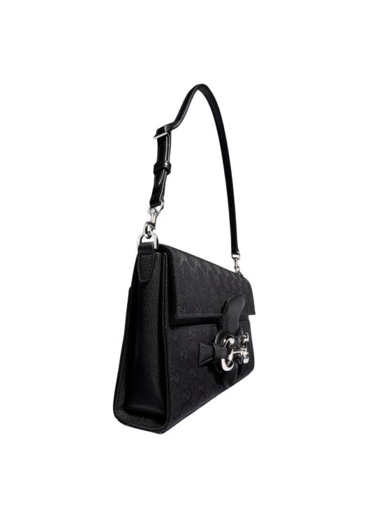 26FW 구찌 홀스빗 리스트레토 미디엄 숄더백 A006KQ FAGIF Black - GUCCI