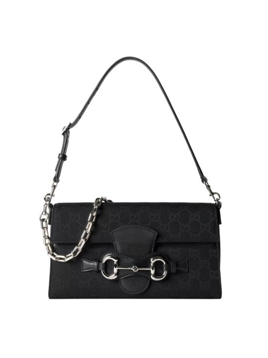 26FW 구찌 홀스빗 리스트레토 미디엄 숄더백 A006KQ FAGIF Black