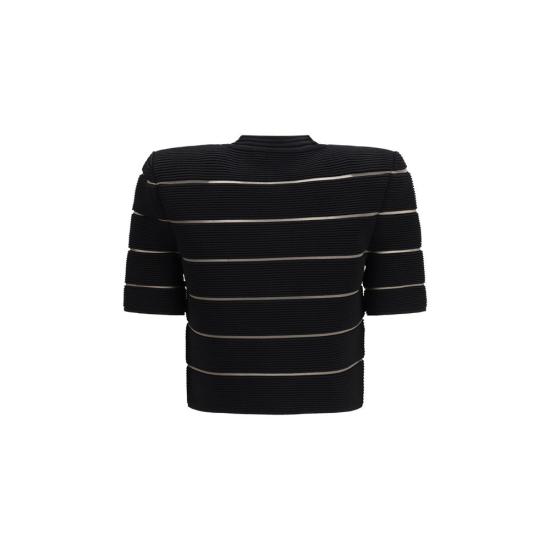 26SS 발망 가디건 BAGF0KL285KJ750PABB BLACK - BALMAIN