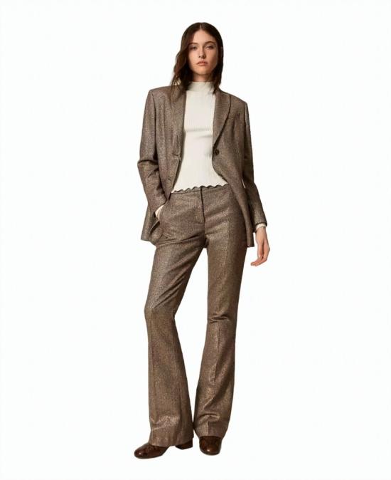 25FW 트윈셋 스트레이트 팬츠 252TT2161 Brown - TWINSET
