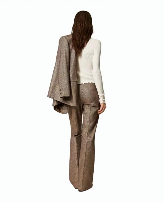 25FW 트윈셋 스트레이트 팬츠 252TT2161 Brown - TWINSET