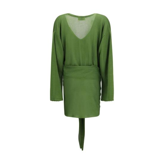 26SS 디 아티코 튜닉 TH260WCA00418KVV092AA129BB GREEN - THE ATTICO