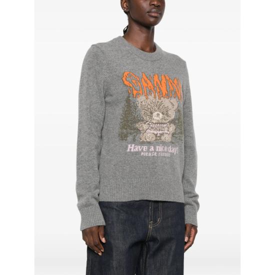 26FW 가니 자켓 A1150052 920 GREY - GANNI