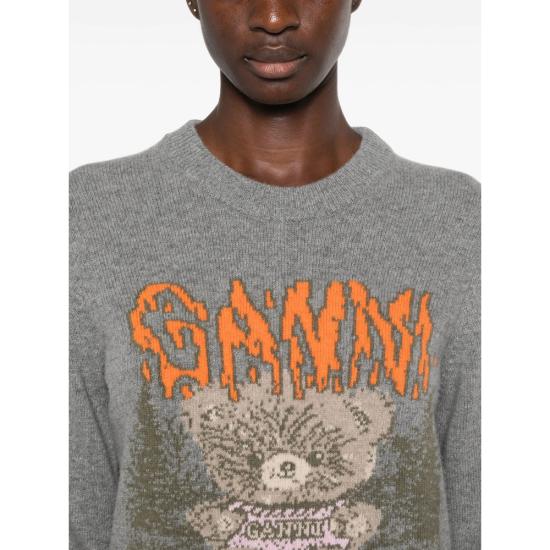 26FW 가니 자켓 A1150052 920 GREY - GANNI