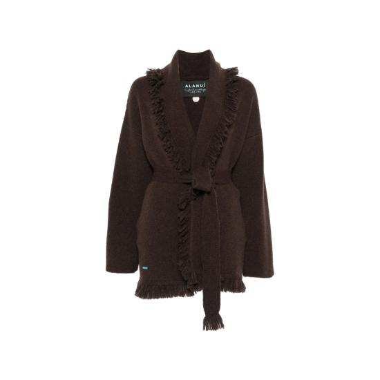 26FW 알라누이 가디건 LWHB064E26KN I009 6000 BROWN