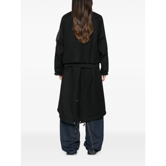 26FW 사카이 코트 26 08638 001 BLACK - SACAI