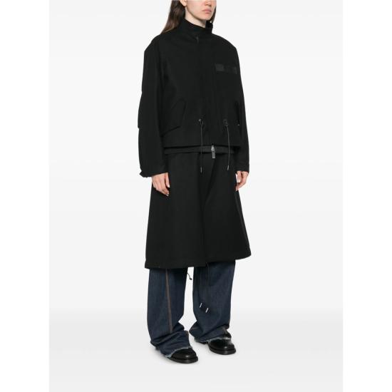 26FW 사카이 코트 26 08638 001 BLACK - SACAI