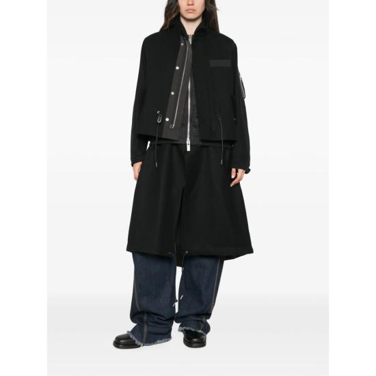 26FW 사카이 코트 26 08638 001 BLACK - SACAI