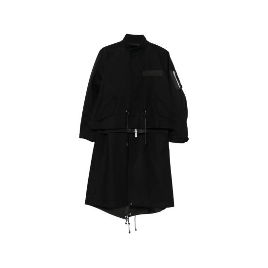 26FW 사카이 코트 26 08638 001 BLACK