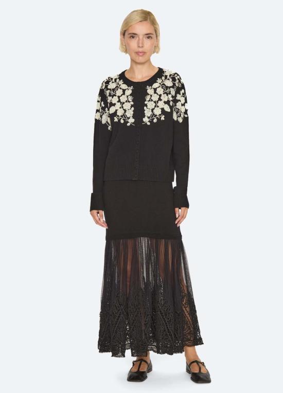  씨뉴욕 롱 스커트 AW26 146 BLACK - SEA NY