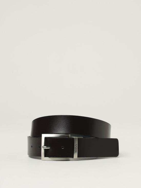 26FW 휴고보스 가죽 벨트 50497462 002 BLACK DOM - HUGO BOSS