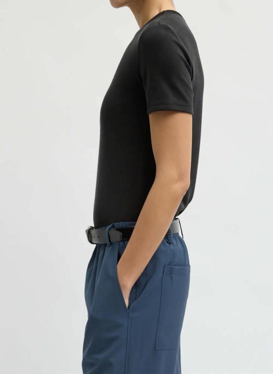  티비 반팔 티셔츠 F126FV7981 BLACK - TIBI