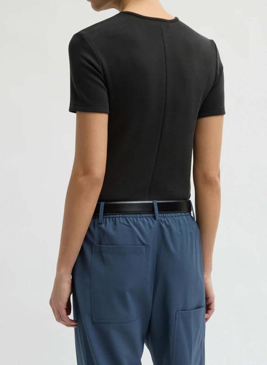 티비 반팔 티셔츠 F126FV7981 BLACK - TIBI
