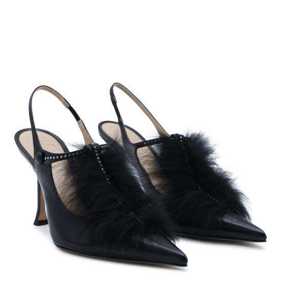 26FW 펜디 힐/펌프스 8J9159 AY0WF0ABB NERO - FENDI