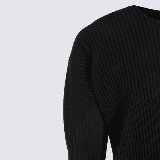 26FW 옴므 플리세 이세이 미야케 긴팔 티셔츠 HP68JK521 15 BLACK - HOMME PLISSE' ISSEY MIYAKE