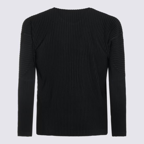 26FW 옴므 플리세 이세이 미야케 긴팔 티셔츠 HP68JK521 15 BLACK - HOMME PLISSE' ISSEY MIYAKE