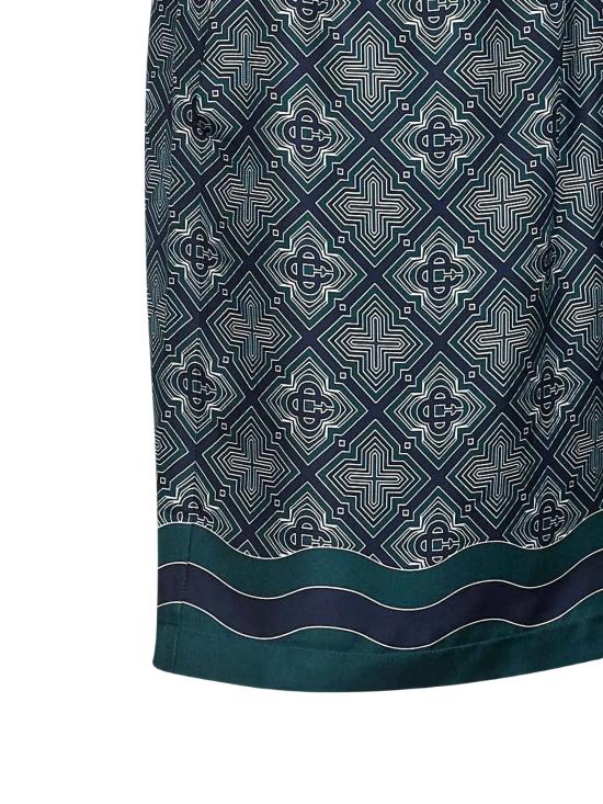 26FW 카사블랑카 숏팬츠 MPF26TR39907 SILKTWILLRADIATING GREEN - CASABLANCA