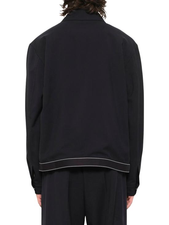26FW 카사블랑카 자켓 MPF26JK52601 SPORTSTAILORINGBLACK - CASABLANCA