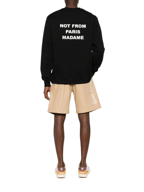 26FW 드롤드무슈 긴팔 티셔츠 SW149 CO127BL BLACK - DROLE DE MONSIEUR